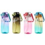 Seliya 900ml gradient water bottles in blue, olive, pink and teal
