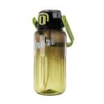 Seliya 900ml gradient bottle in olive green with black lid and Sport print